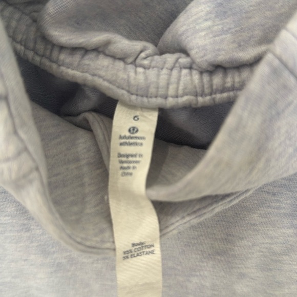 Lululemon After All Pullover | Size 6 in weathered cool breeze Lulufanatics - Picture 7 of 10
